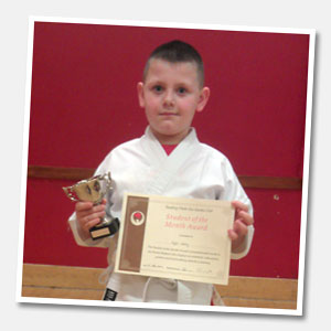 Karate Student of the Month