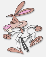 Easter Karate Bunny